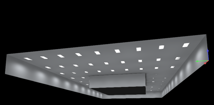 Modelado de sistemas de iluminación industrial y comercial
