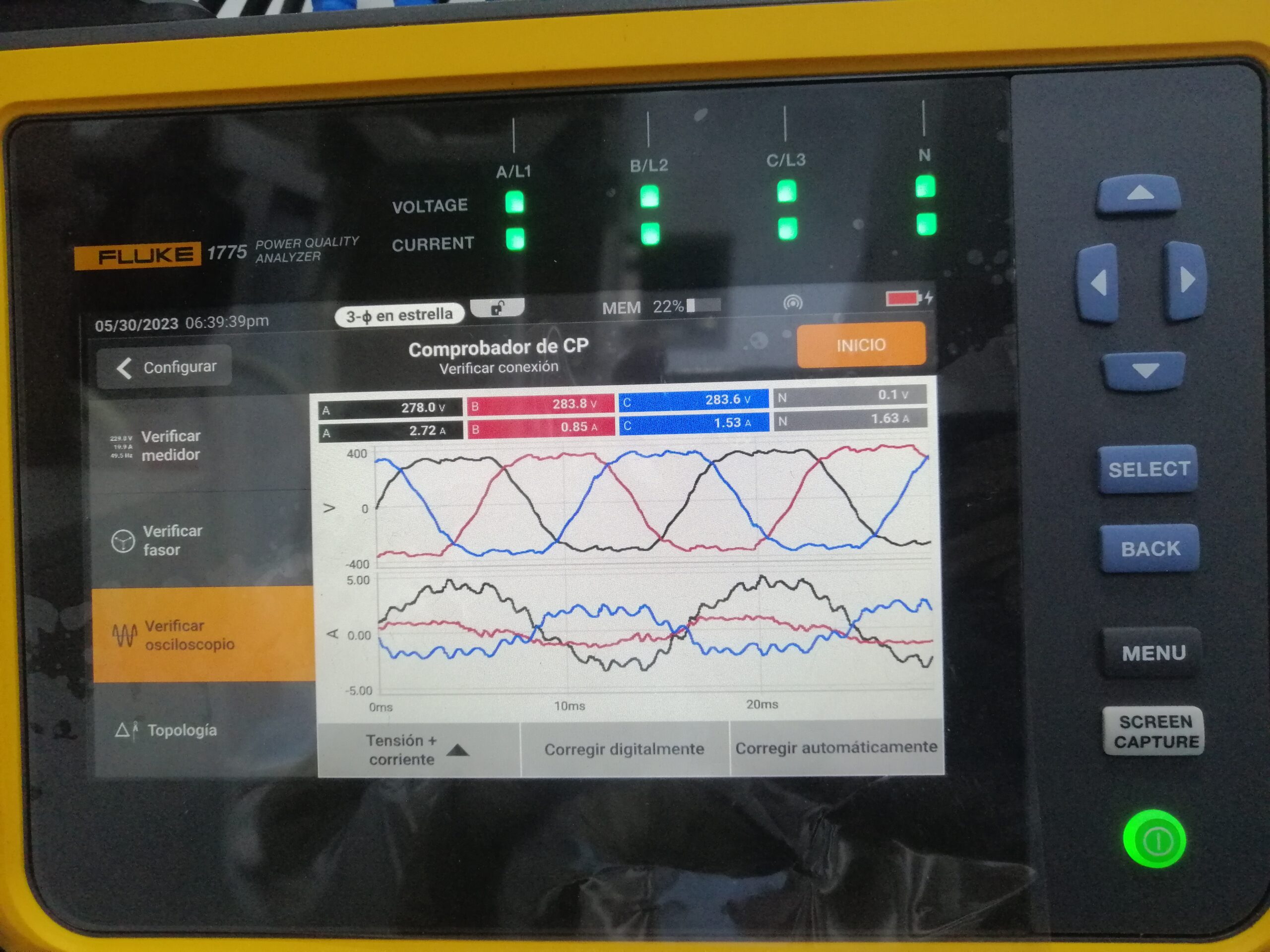 Analisis de calidad de energía